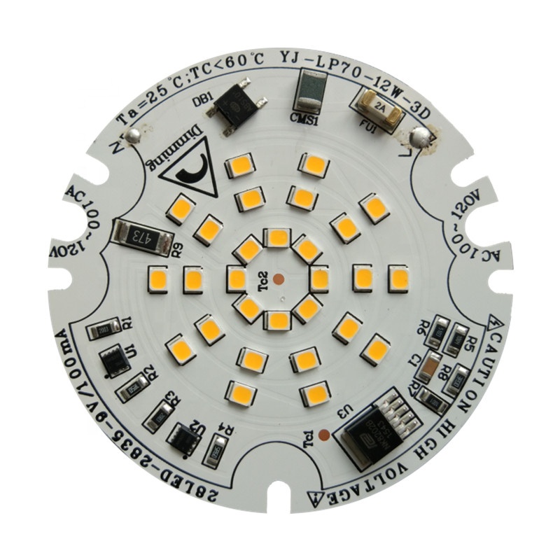 Сертификация CE RoHs, высокий PF> 0,98 12W AC 120V SCR диммирующий модуль DOB без драйвера для светодиодных потолочных светильников и лампочек