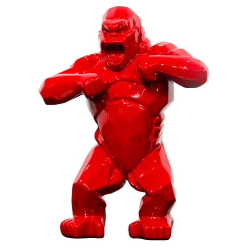 Большая статуя Gorilla, уличное украшение, скульптура Gorilla в натуральную величину