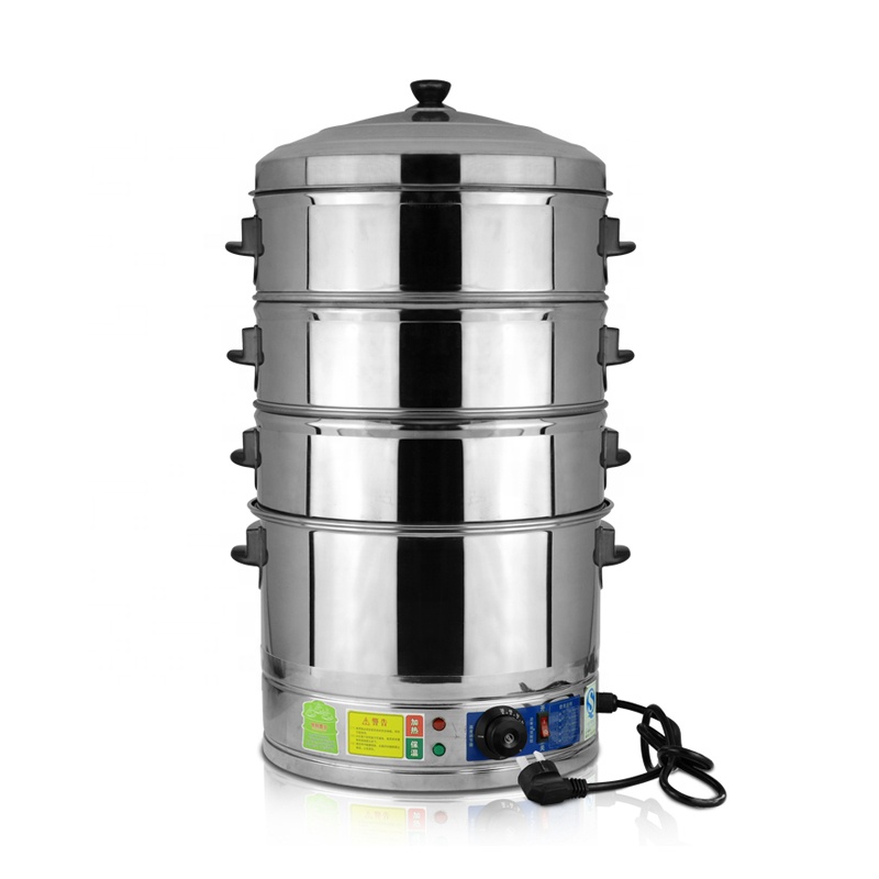 High Efficiency Cooking Steamer Pot Lager Capacity Industrial Electric Commercial Food Steamer for Restaurant