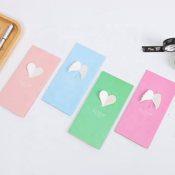 Wholesale Valentine's Day Gift Cards Greeting Card with Wings Love