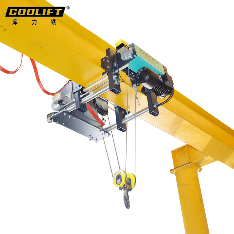 5 Ton European electric single girder wire rope hoist for sale