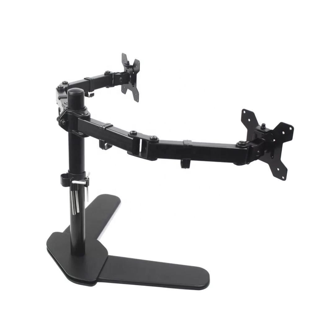 Kinbay Настольный длинный поворотный кронштейн 13 "-27" 75 100 vesa двойная подставка для монитора