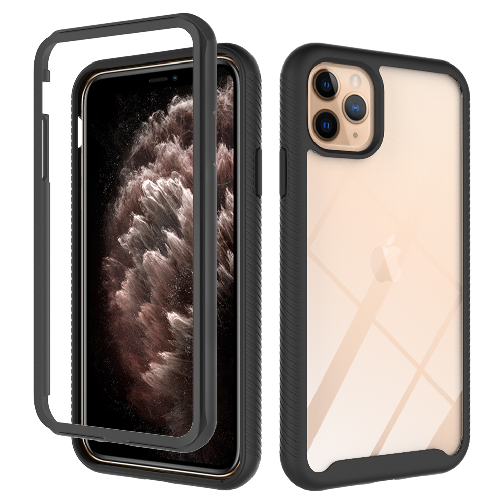 Модный прочный полный защитный чехол для 2019 новых iPhone 11 Pro Max акриловый Гибридный Бампер Чехол