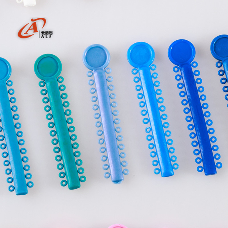 Dental Ligature ties Orthodontics Elastic Rubber Bands Multi Color