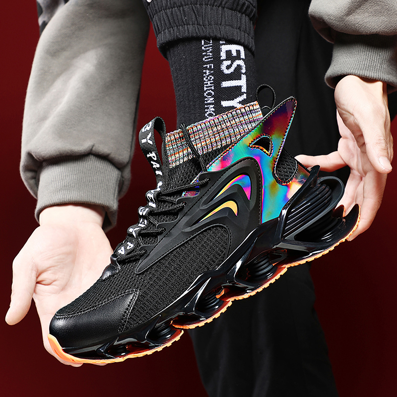 2021 Hot Factory Wholesale Knitting Upper Tennis Shoes running shoes Men Fashion Sneakers