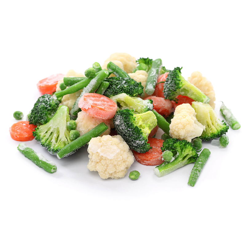IQF Vegetables Frozen Carrot Cauliflower Broccoli Okra Onion Edamame Sweet Corn Green Peas Potato French Fries Frozen Vegetable