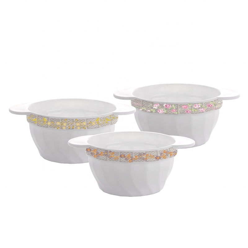Round shape glass casserole microwave oven safe tempered heat resistant opal glass food cooking casserole