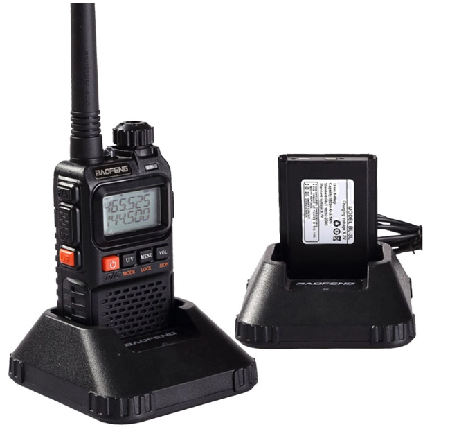 Baofeng оригинальные, фабричные, по цене производителя, УФ 3R dual band ham Радио baofeng uv-3r + двухстороннее радио мини портативный иди и болтай walkie talkie