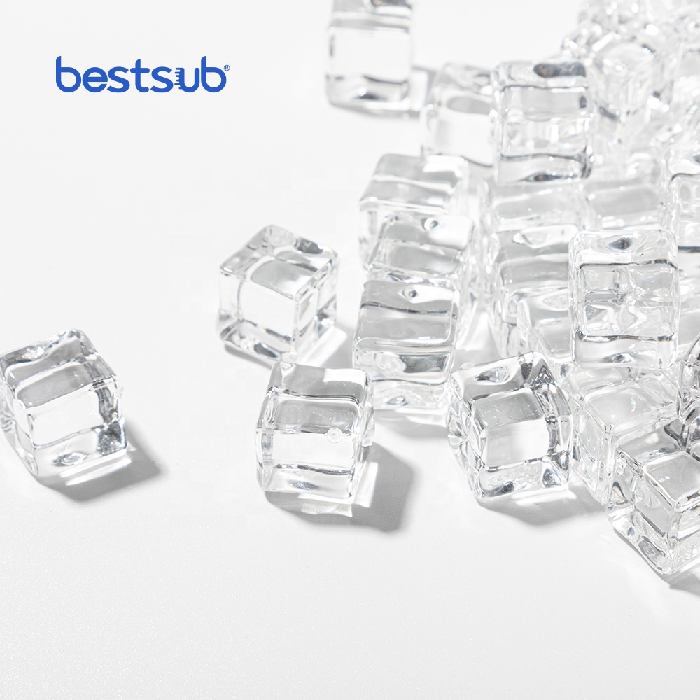 BestSub Wholesale High Quaily Clear Fake Ice Cube