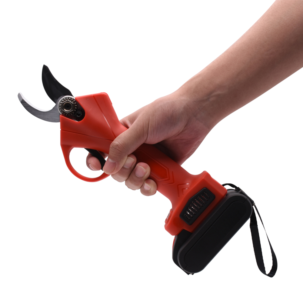 16.8v Li-ion battery powered cordless electric ars pruning operated tree prunner cutting scissors pruner shears branche