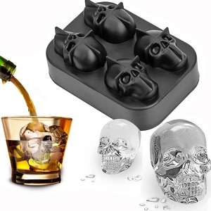 BPA-Free Food Grade silicone ice cube tray for Whiskey silicone ice ball mold