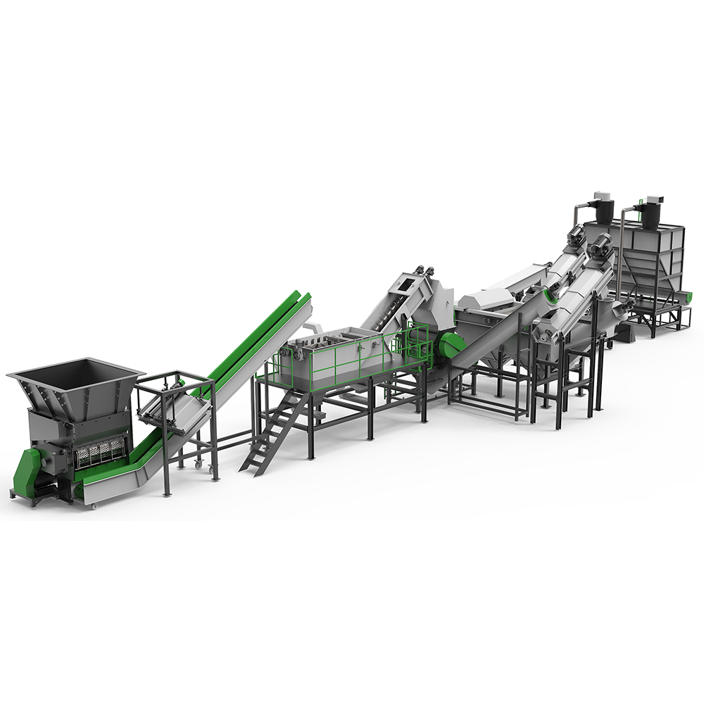 AWS-HDPE(007) низкий уровень шума оборудование для переработки пластиковых бутылок обогатительной фабрики