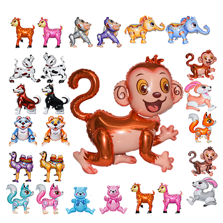 Wholesale 4D Custom Animals Shape Helium Animal For Balloons Toys Big Walking Inflatable Animal Balloons For Baby