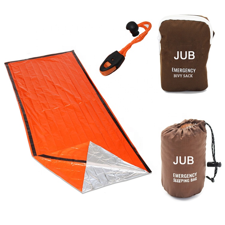 Открытый водонепроницаемый bivy для Кемпинг пеший туризм спальный мешок для экстренных ситуаций с спасательный свисток