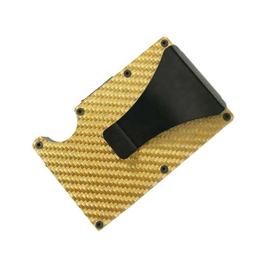 Minimalist Carbon Fiber Wallet for Men Rfid Blocking Wallet Business Card Holder and Credit Card Holder for Men