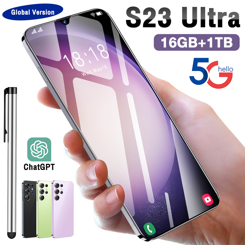 S23 Ultra 5g телефон Nuevo S23 + смартфон 16G 1TB Face ID Android полный дисплей сотовые телефоны смартфоны Sumsung