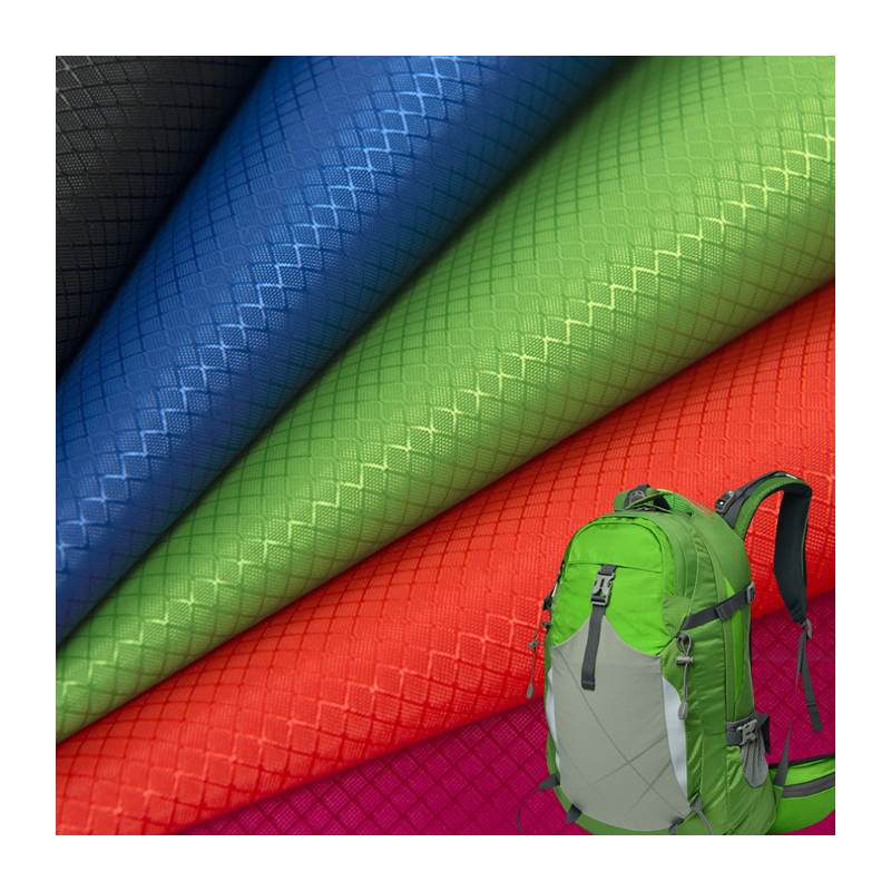 Shengze 420D 100% pu coated Ringed Oxford cloth for outdoor backpack
