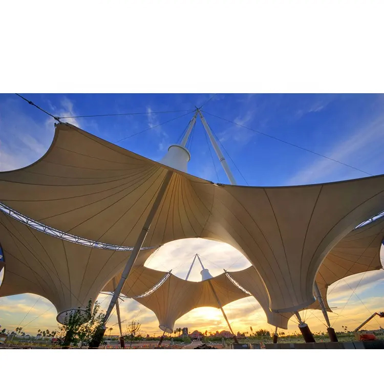 MASIGNS Best Quality Heavy Duty Waterproof Tarp PVC Coated Tarpaulin for modulus of elasticity tensile architectural membrane