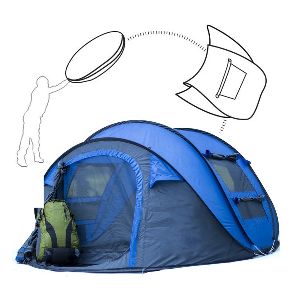5 Person turbo life cabin camping Tent outdoor customized long, camping tent