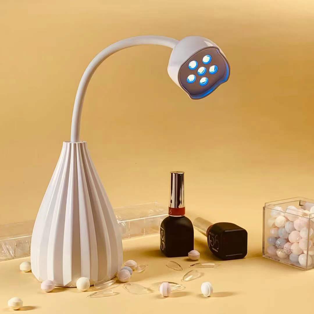 12W Accumulator USB Nail Lamps 6 Leds Uv Lamp For Nails Manicure Drying And Curing Nails