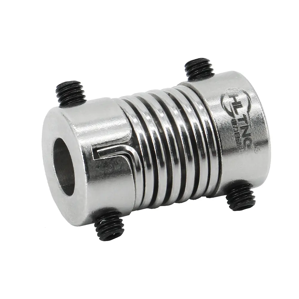 High quality LP spring coupling D16L25 top thread type flexible shaft rotary encoder coupling