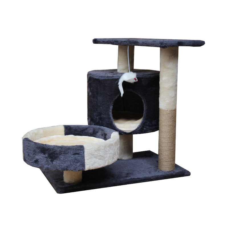 Cheap Have fun safety interesting Solid wood cat tree Cat climbing frame