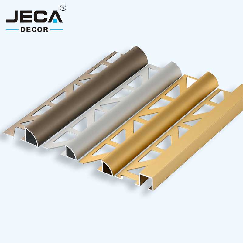 Фошань, JECA, алюминиевый декоративный профиль, OEM логотип, заводская цена, алюминиевая плитка, отделка для пола, бесплатный образец
