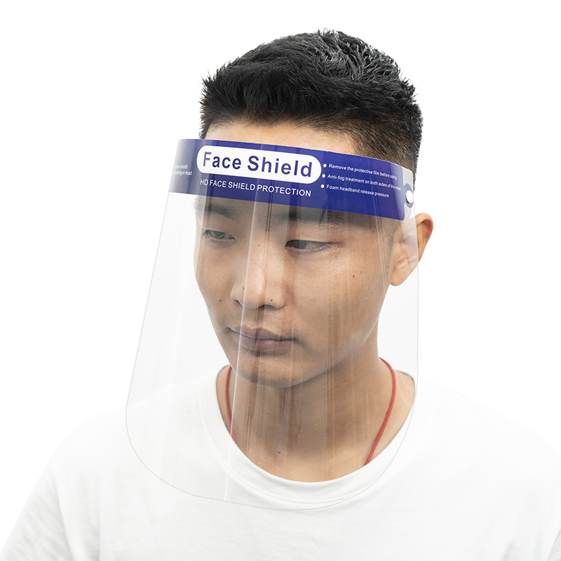 Transparent Anti Fog Face Shield Safety Protective Clear Plastic Face shield
