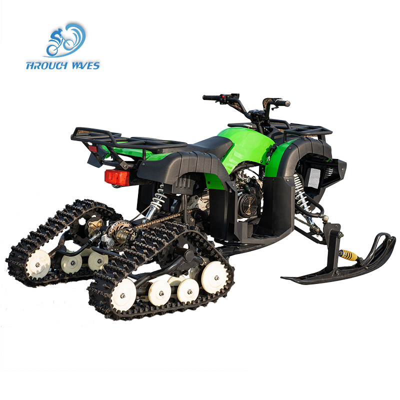 200cc Atv Снегоход гусеничные сани для пересеченной местности лыжный автомобиль бензиновый гусеничный лыжный автомобиль
