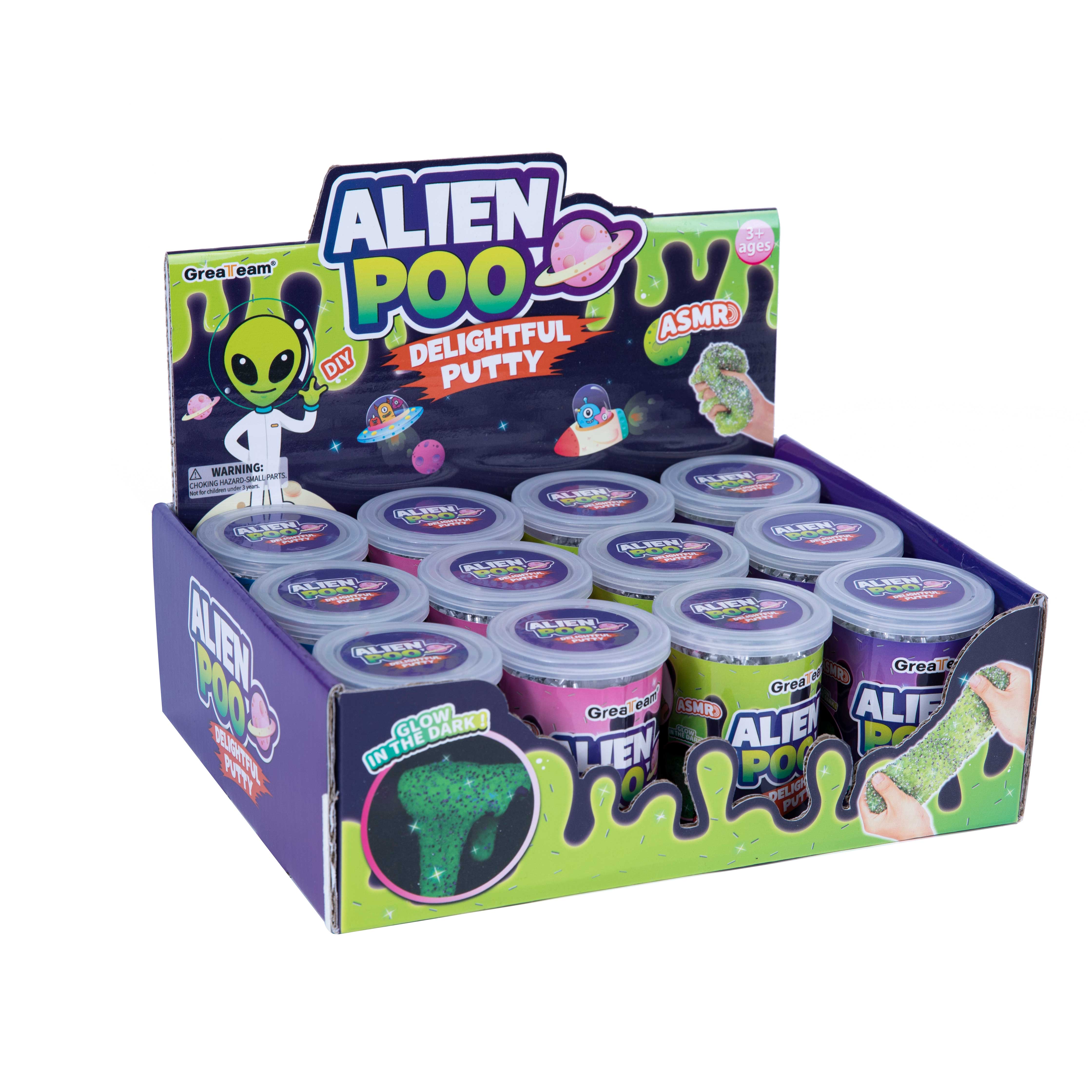 Alien Poo восхитительные шпаклевки из хрустальной глины DIY Slime детские развивающие игрушки декомпрессионные игрушки