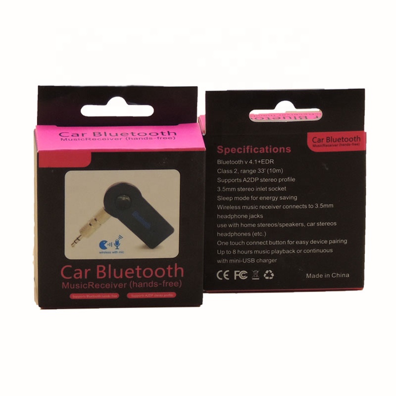 2019 Автомобильный Bluetooth Aux 3,5 мм разъем автомобильный стерео bluetooth музыкальный приемник Громкая связь Bluetooth автомобильный комплект адаптер передатчик Авто