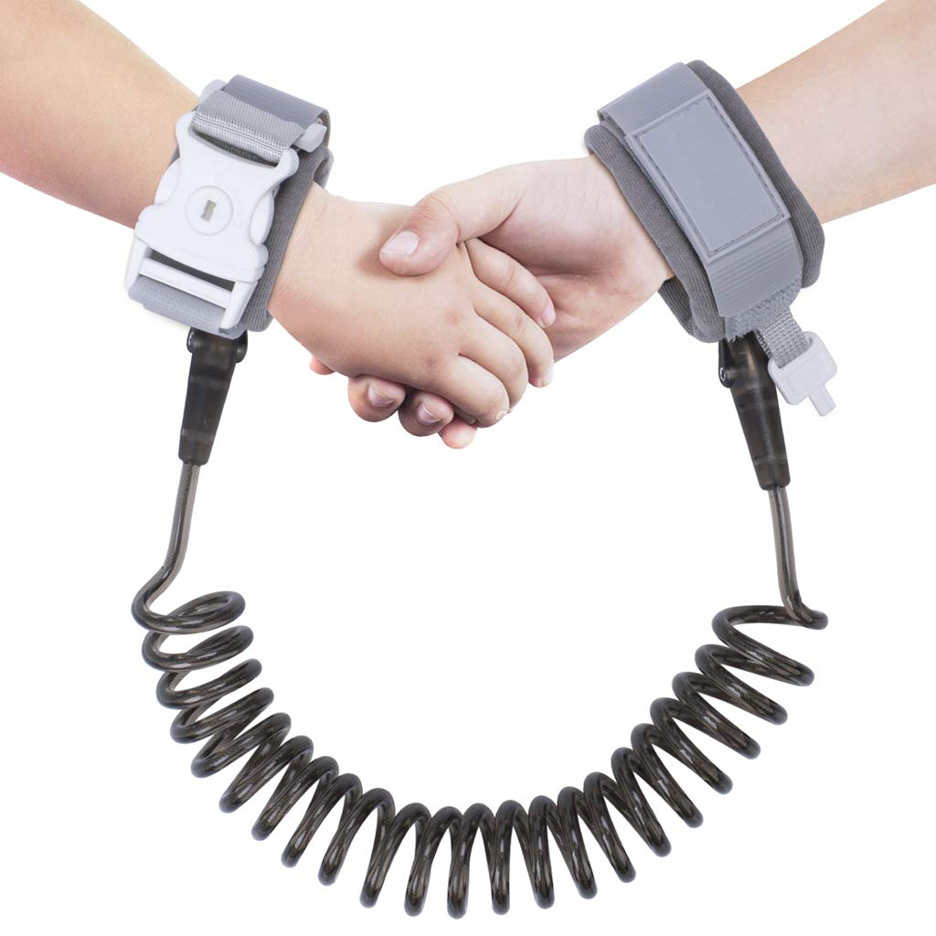 360 Rotate Anti Lost Wrist Link Child Lock Wrist Band Safety Wrist Link for Toddlers