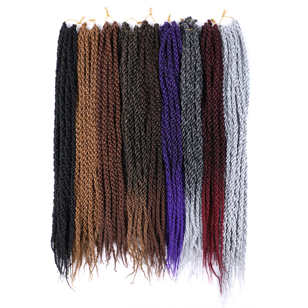 24 inch 2020 Wholesale Wig Jumbo Hair Extension Sensation Synthetic Braiding Hair For Braiding