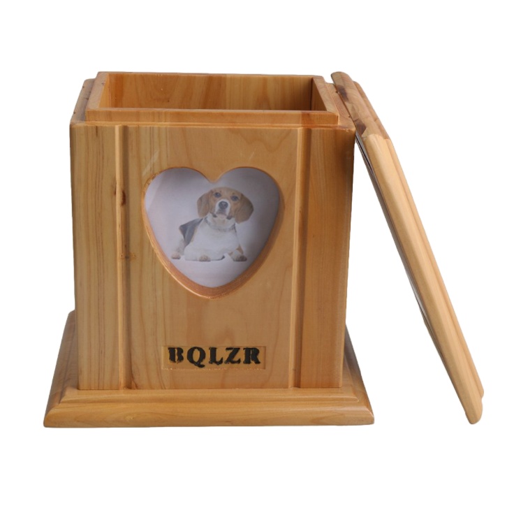 pet wooden urn caskets & urns Animal urn wooden funeral supplies