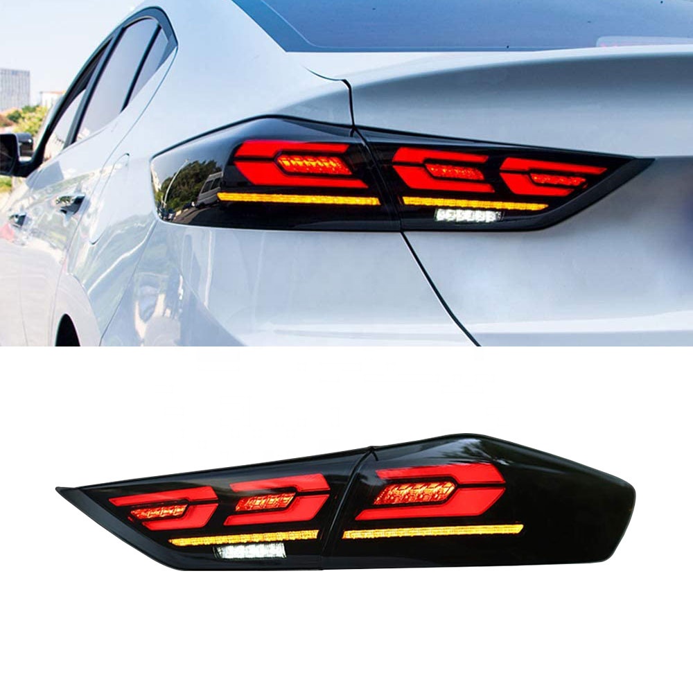 Задние анимационные светодиодные фары HCmotion для Hyundai Elantra, 2016, 2017, 2018