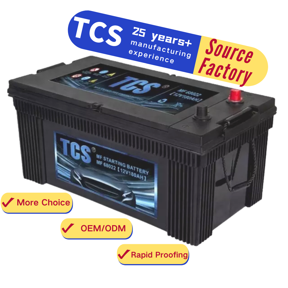 OEM/ODM Valve Regulated Lead Acid Battery 12V 180Ah Auto Truck Battery Car Batteries For Sale