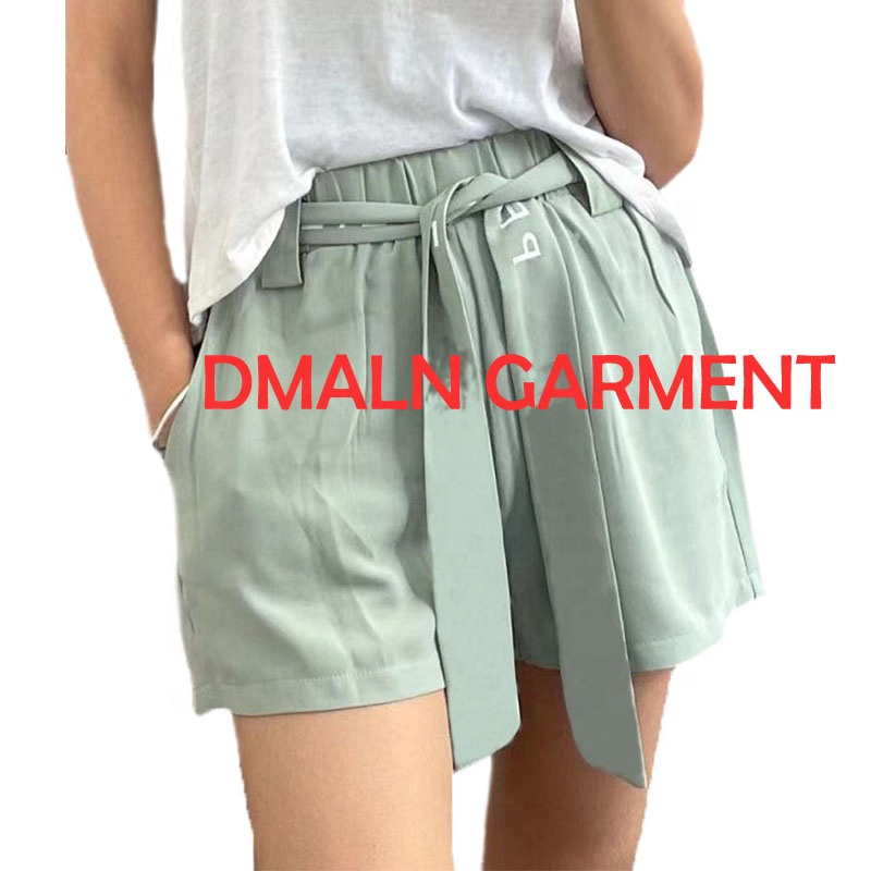 Hot selling woman fashion casual chiffon shorts latest design for summer