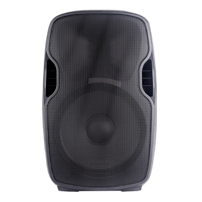 Портативный Профессиональный активный bluetooth-Динамик dj с двумя беспроводными микрофонами
