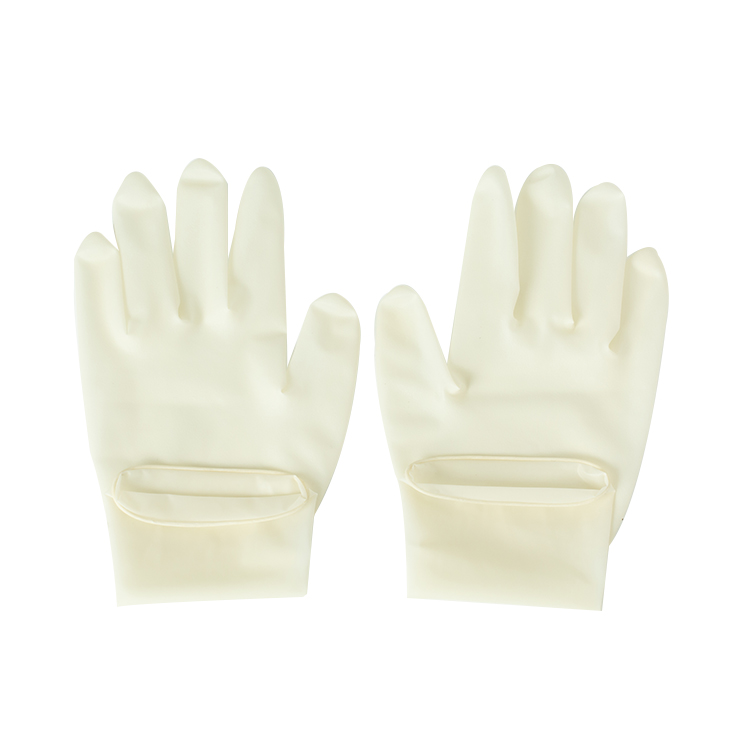 Medical Consumable Sterile Disposable Powder Free White Black Examination Latex Hand Gloves
