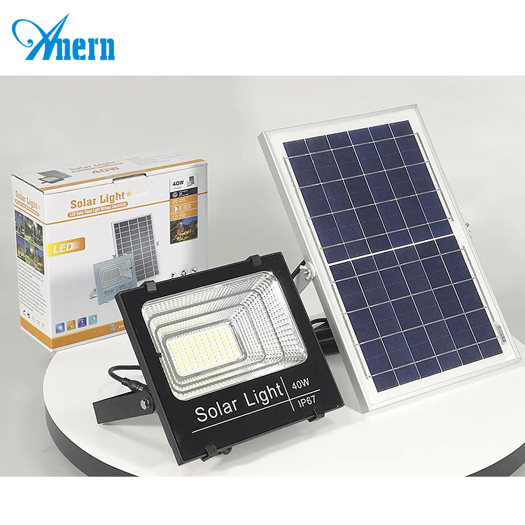 Anern садовые наружные водонепроницаемые ip67 100w 200w 300w светодиодные солнечные фонари для газона