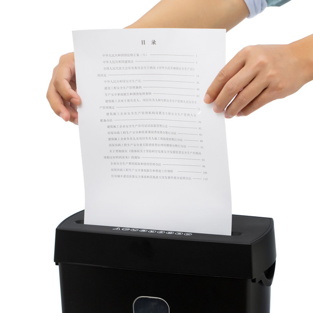 Портативная машина для измельчения бумаги CS06S 4*40, настольная машина для измельчения бумаги