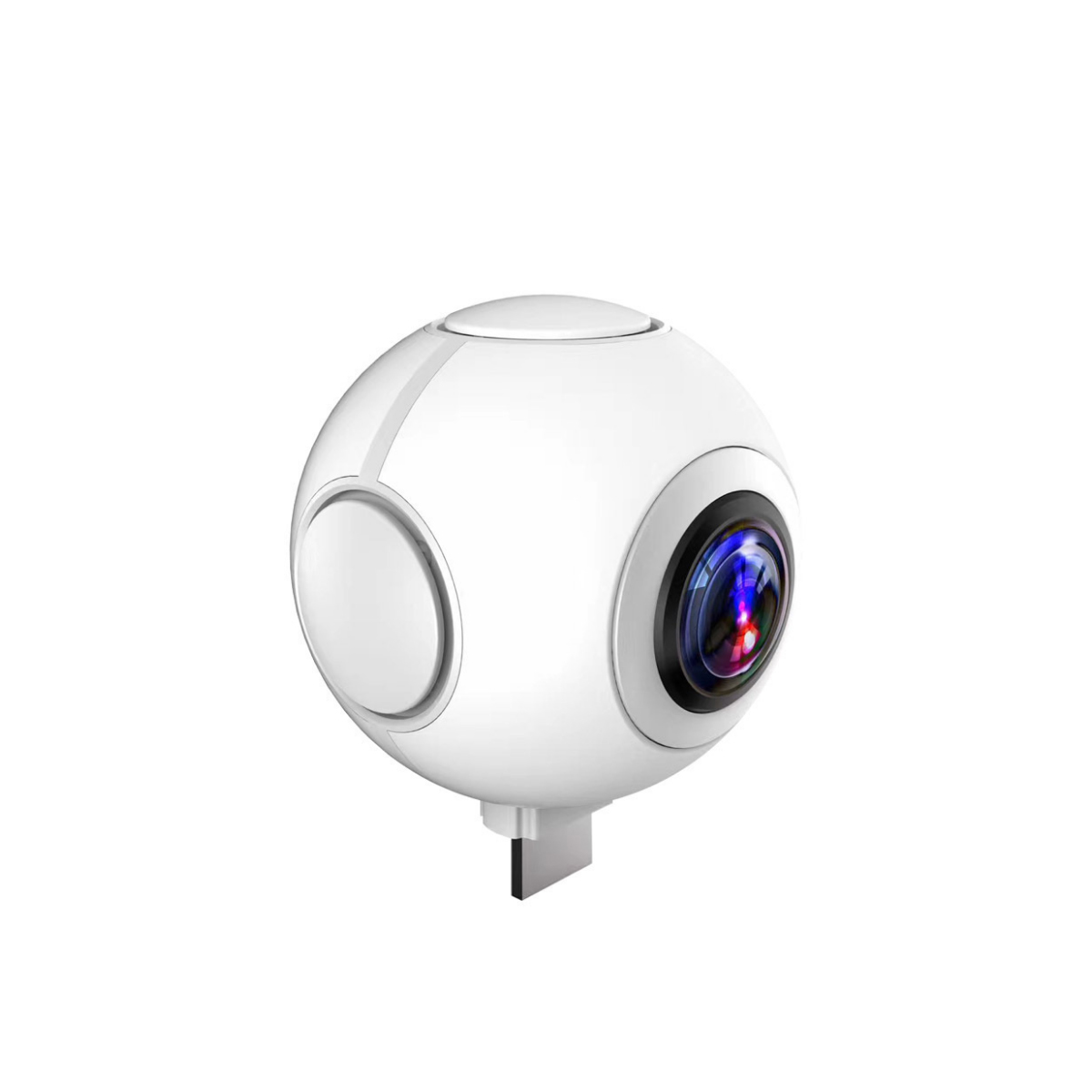 Новый продукт Arcury 720 градусов HD рыбий глаз двойной объектив мобильный VR панорамная Спортивная камера PN01