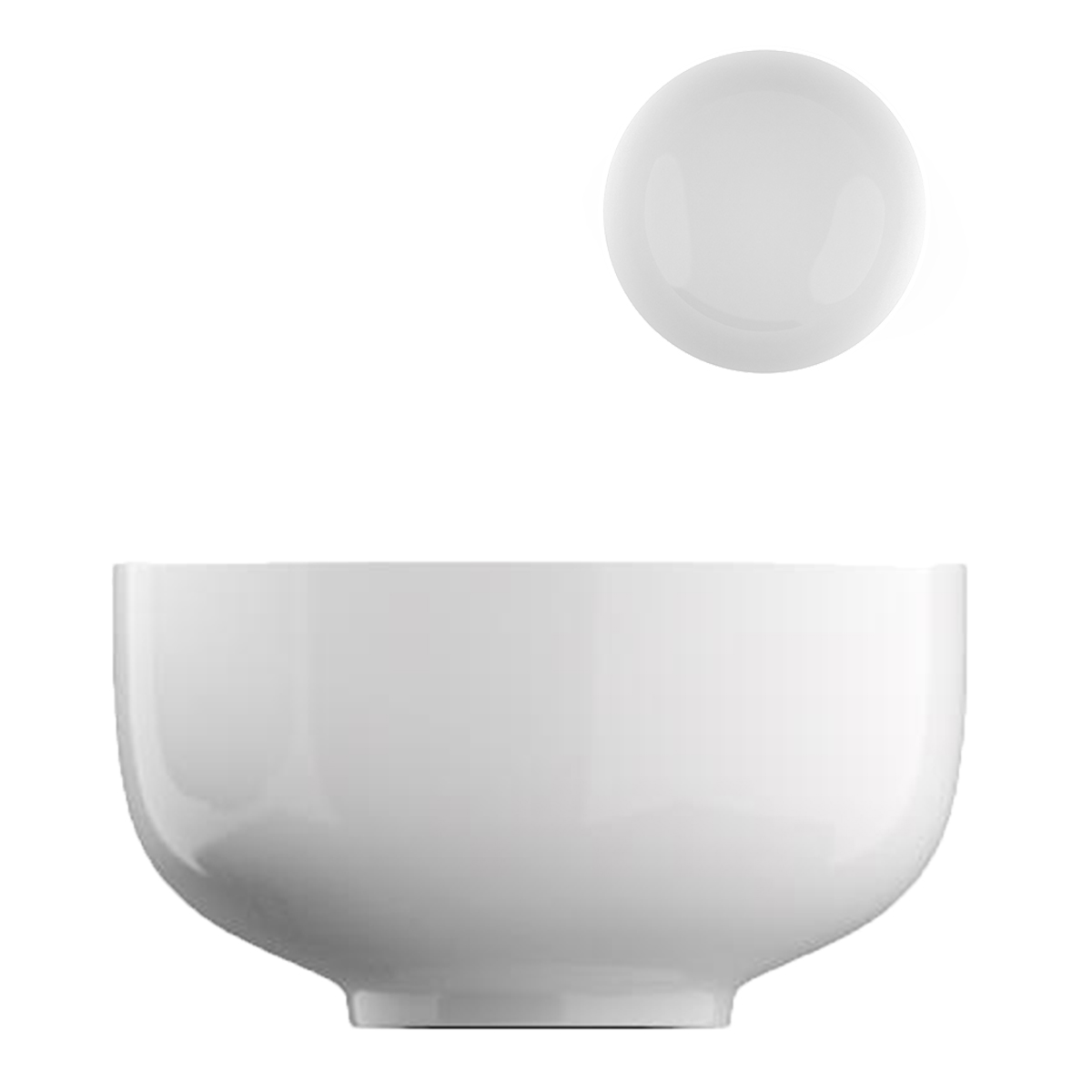 White Bowls Ceramic bowl Porcelain Bowls White Bowls for Serving Ice Cream, Fruit, Dipping Sauce T209001
