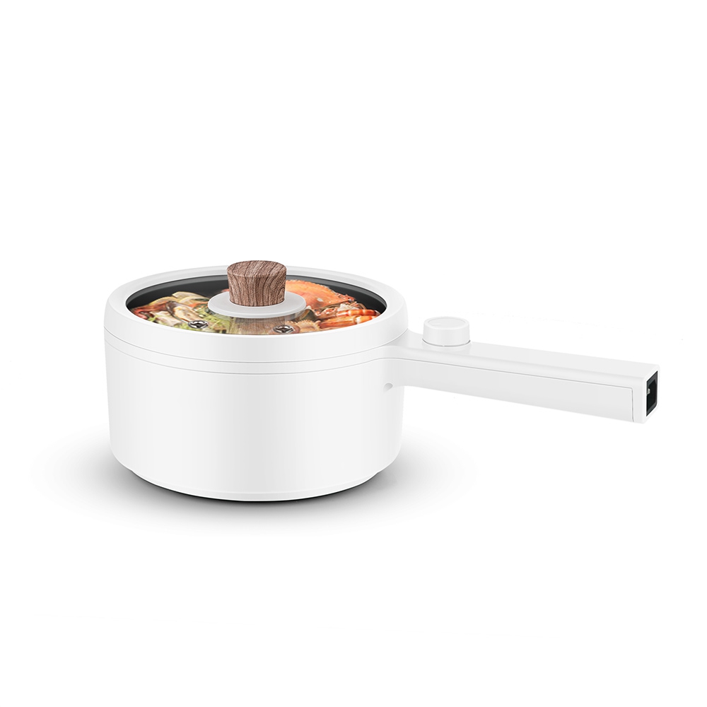 Hytric electric hot pot 1.5L portable cooking non-stick frying pan multi function roasting electric frying pan