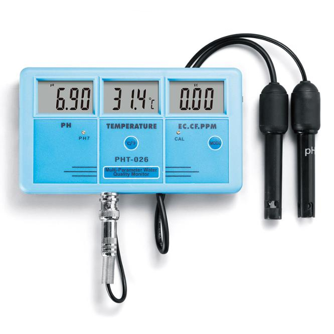 Пользовательские Абсолютно PH/EC/CF/TDS Temp метр Многофункциональный счетчик воды