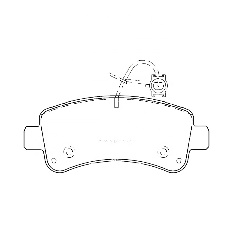 SDCX brake pad D1746-8974 for RAM ProMaster / Fiat DUCATO / Citroen JUMPER