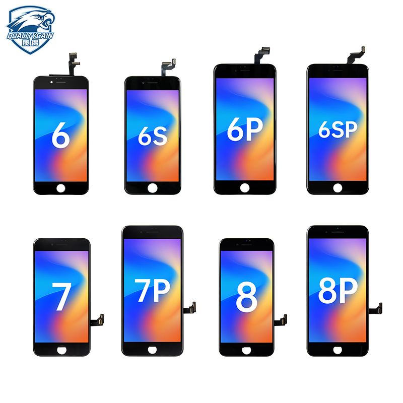 Incell-Oem Factory LCD Screen для Mobile Phone, Display Touch Assembly, Replacement Parts, iPhone 6, 6S, 7, 8, Plus