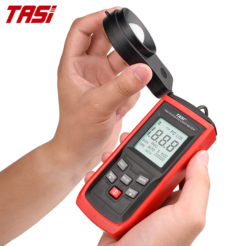 Цифровой измеритель освещенности TASI TA8133, Led измеритель Люкс/ФК, ручной интенсивности света, CE 200000lux