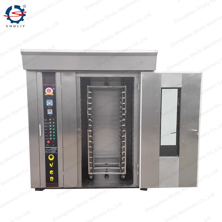 commercial biscuit baking equipment gas piza oven commerical high quality rotary rack oven