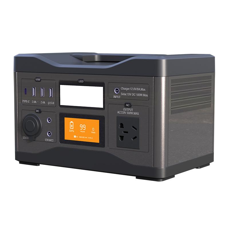 High efficiency 500w off grid solar panel set storage solar energy system with battery stor